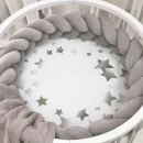 Husa saltea rotunda patut bebe copii cu elastic, Constelatii (7)